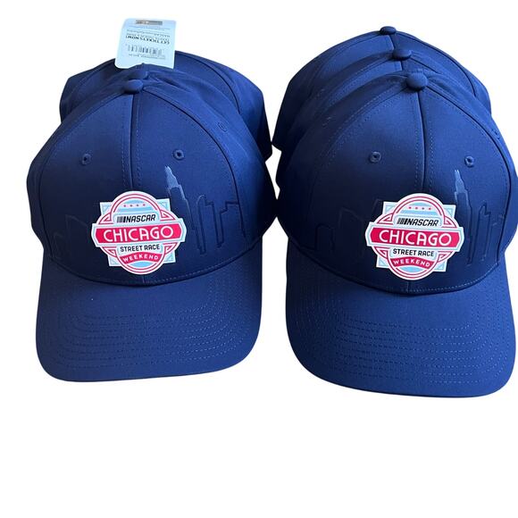 NASCAR Chicago Street Race Weekend Hat bundle of 6 One Size - Picture 1 of 5